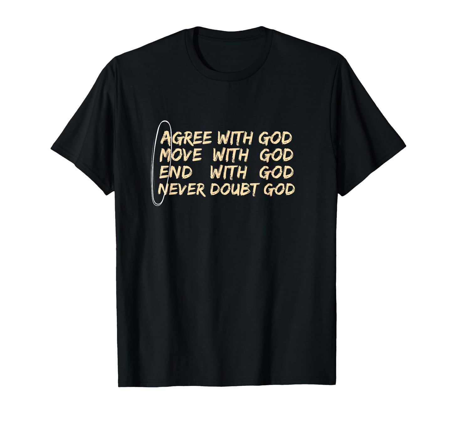 AMEN Acronym Minimalist Christian Faith Typography Beautiful T-Shirt