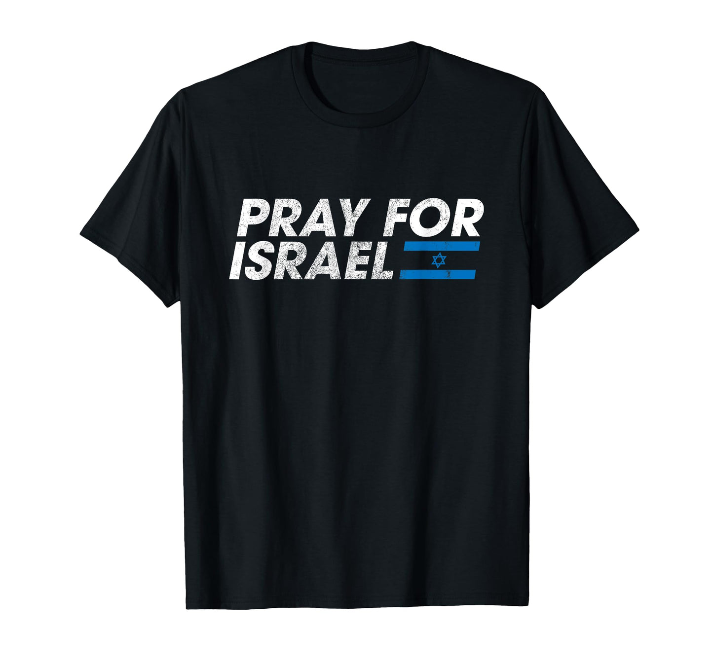 Pray for Israel Psalm 122 6 Israel Flag Christian Inspiring T-Shirt