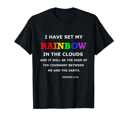 Genesis 9:13 Christian Bible Scripture Quote T-Shirt