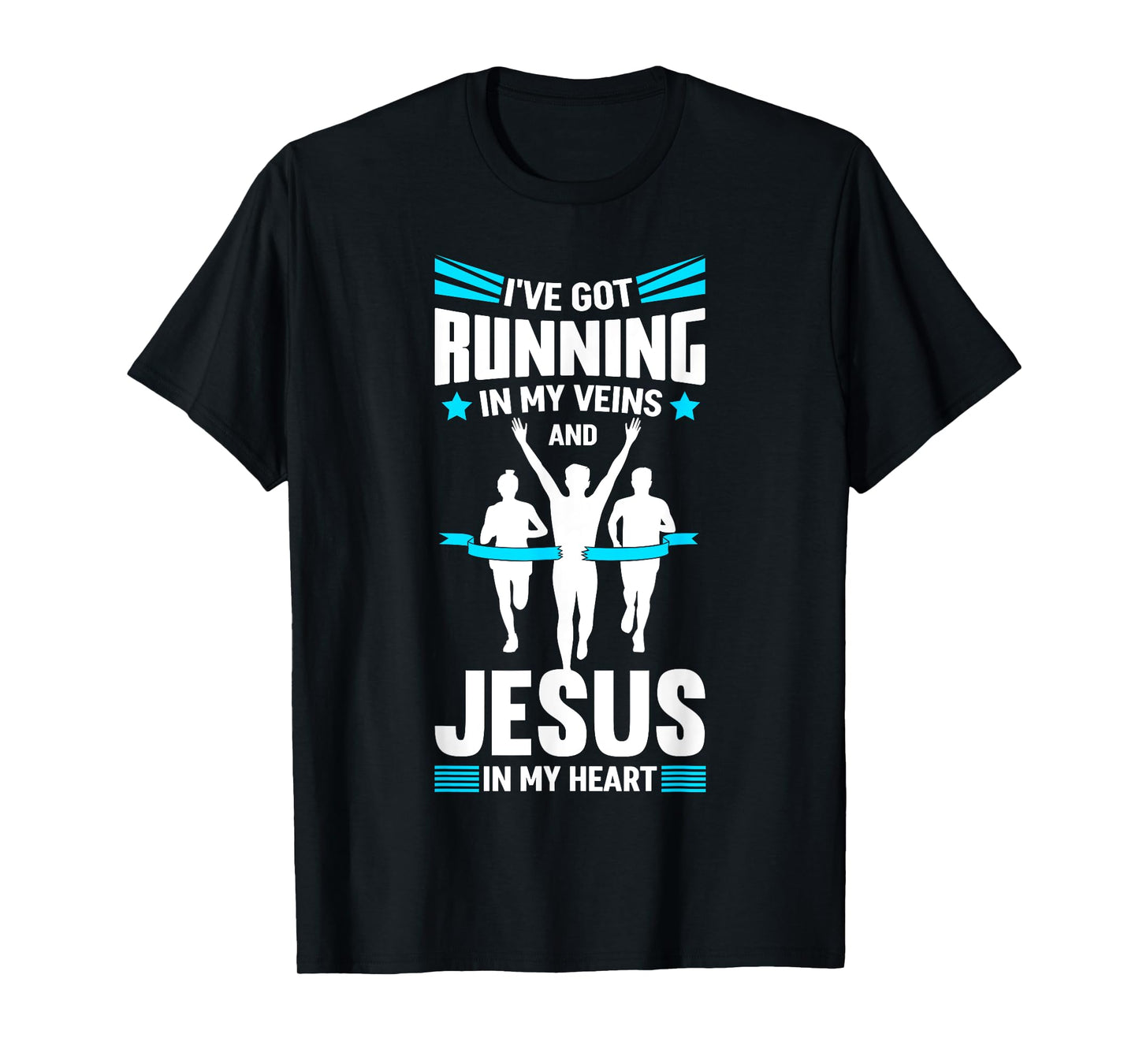 Marathon Runner Costume Running Jesus Quotes Marathoner T-Shirt