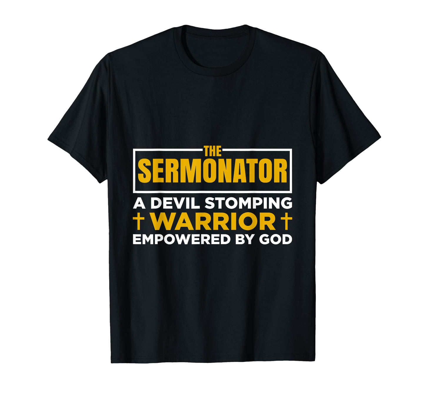The Sermonator Funny Pastor Preacher Faith T-Shirt