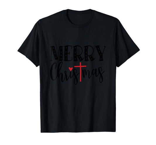 Merry Christmas Cute Christ Christian Religious Holiday T-Shirt