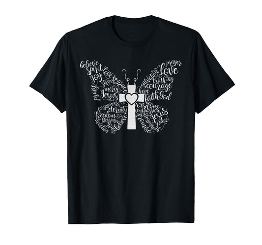 Butterfly Cross T-Shirt