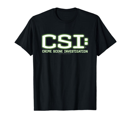 CSI: Crime Scene Investigation Green Glow Logo TV T-Shirt