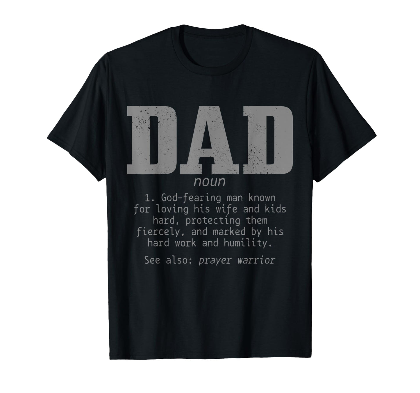 Christian Dad Religious Faith Bible Verse Father's Day T-Shirt