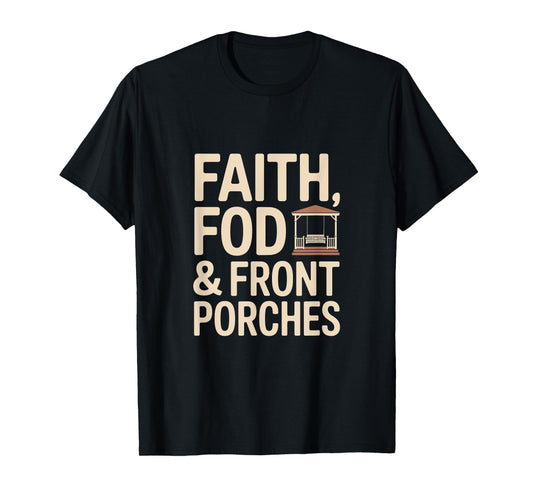 Mississippi Heritage Faith, FOD & Porches T-Shirt