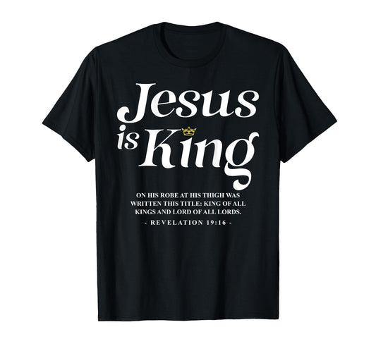 Jesus Is King John 14:6 Costume Jesus Christian (On Back) T-Shirt