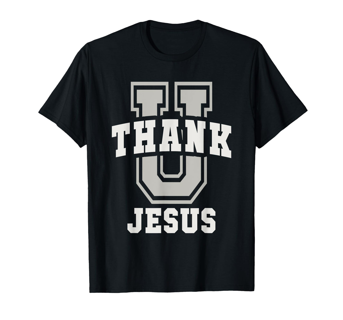Cute University Thank You Jesus U College Education Jock T-Shirt