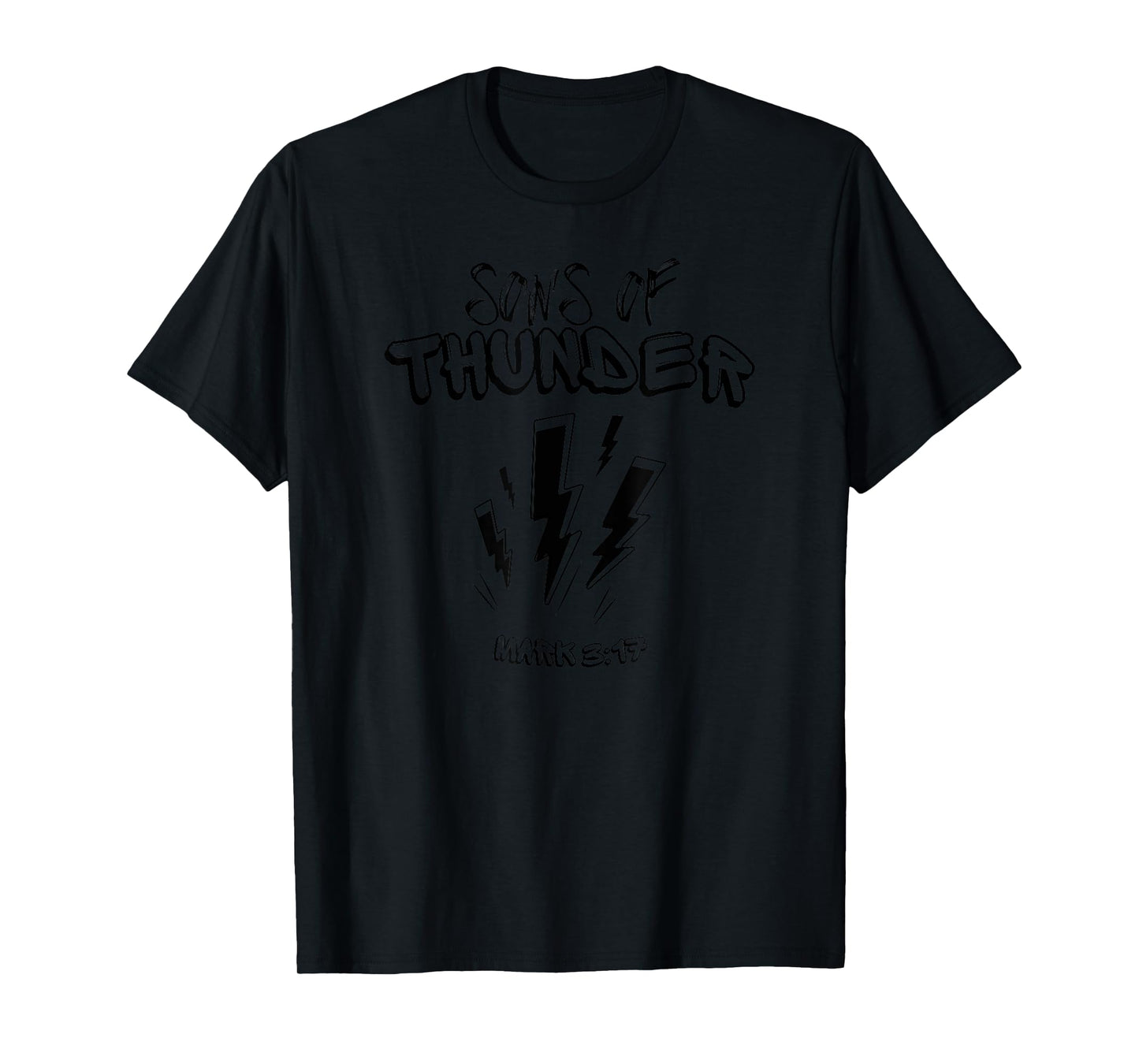 Sons Of Thunder Zebedee James and John Mark 3:17 Bible Jesus T-Shirt