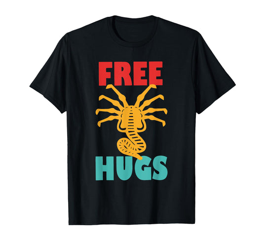 FREE ALIEN HUGS Funny design T-Shirt