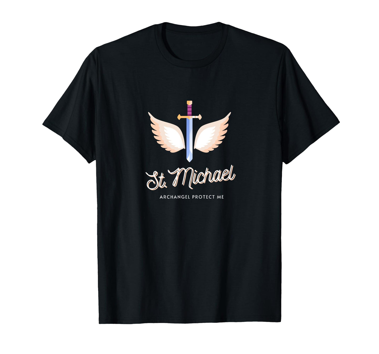 St Michael Archangel Protect Me Prayer Saint Catholic T-Shirt