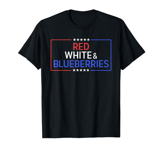 Red White and Blueberries Christian Patriotic T-Shirt