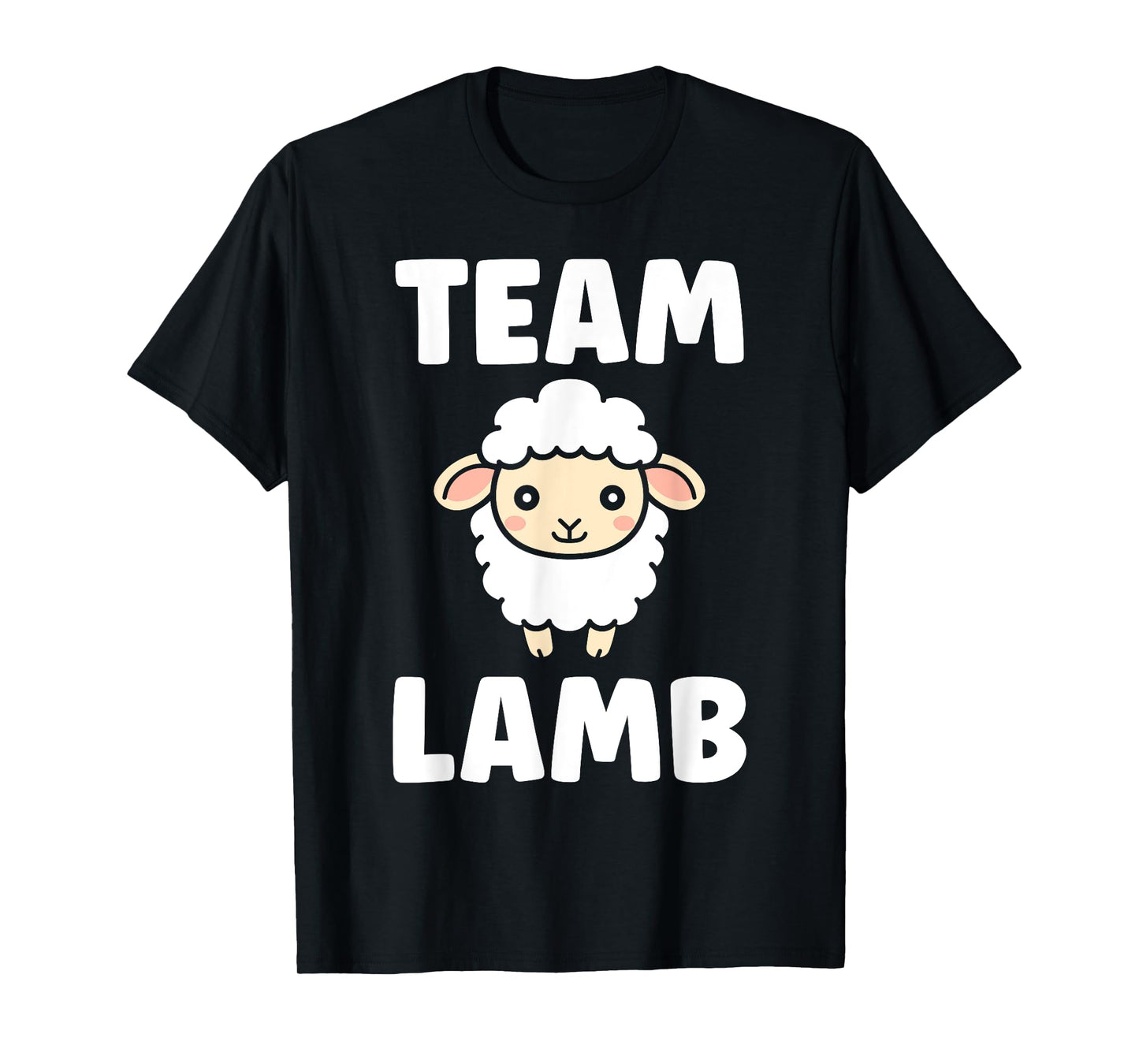 Quote Little Cute Baby Sheep Simple team Lamb T-Shirt