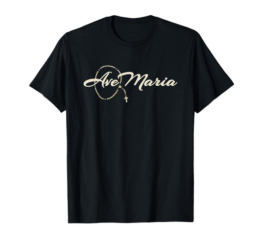 Ave Maria Rosary T-Shirt