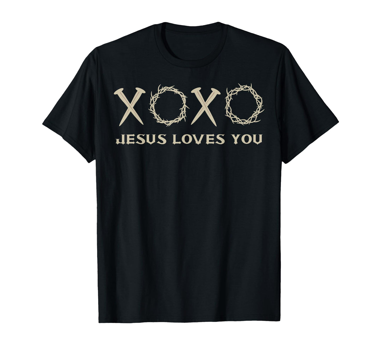 Jesus Loves You Christian Goth T-Shirt