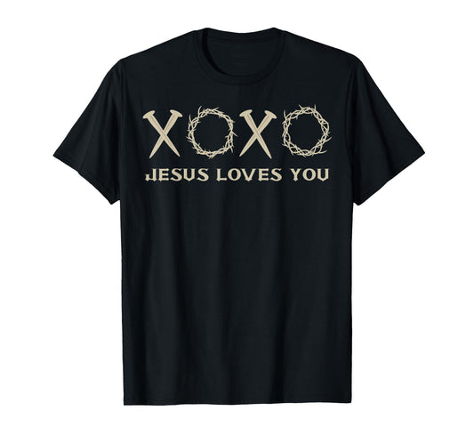 Jesus Loves You Christian Goth T-Shirt