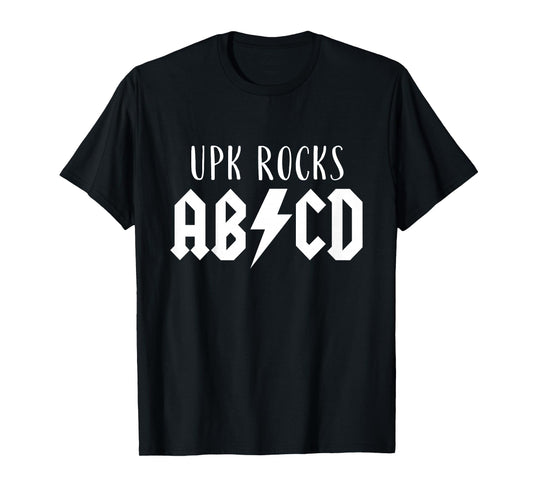 ABCD Rock First Day of UPK for Boys and Girls Back to School T-Shirt