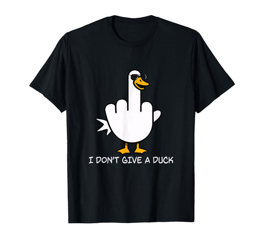 Duck You! Funny Duck With Middle Finger Saying T-Shirt