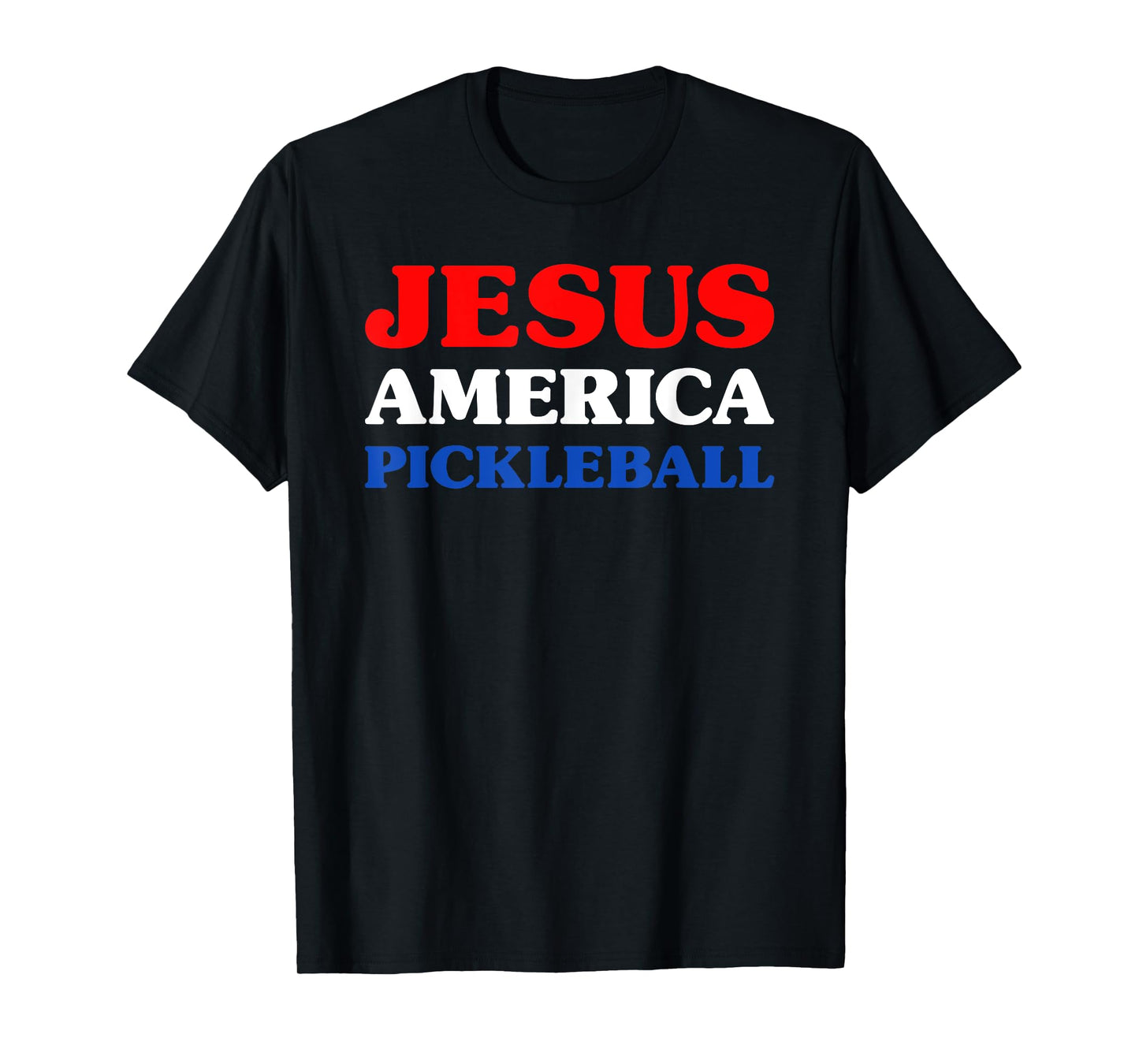Pickleball Player I Love Pickleball Jesus and Pickleball T-Shirt
