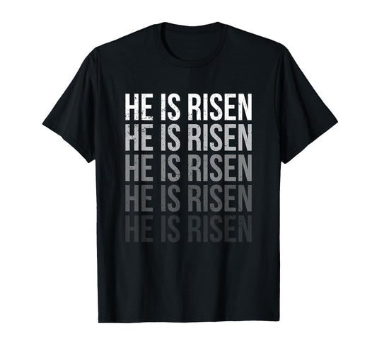 He Is Risen Sun Resurrection Easter Christian Men Women Kids T-Shirt
