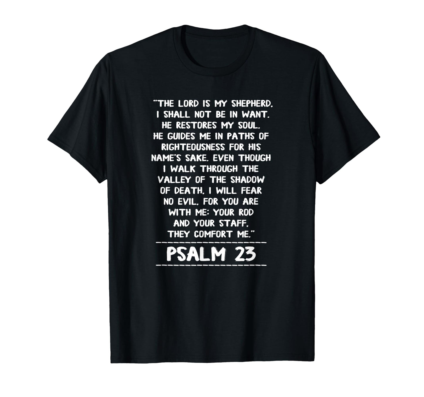 The lord is my shepherd Psalm 23 Jesus Christian Gift T-Shirt