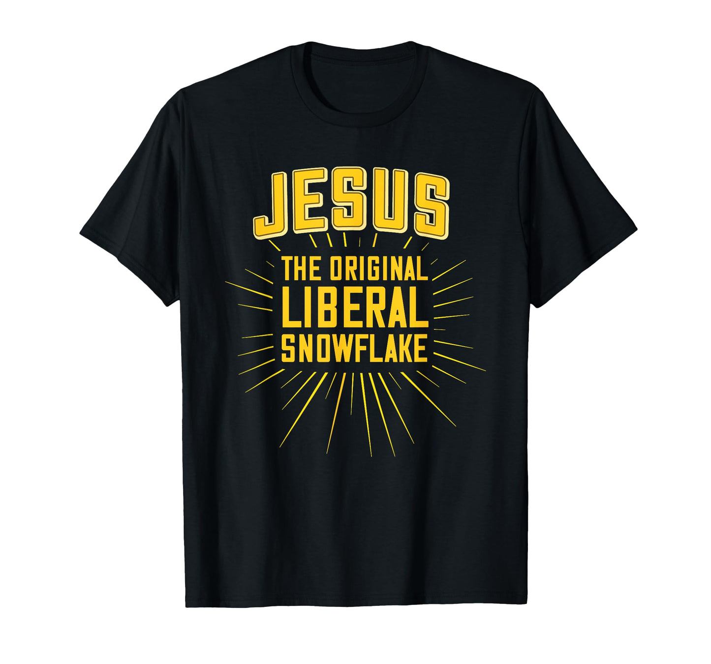 Funny Jesus Is the Original Liberal Snowflake Design T-Shirt