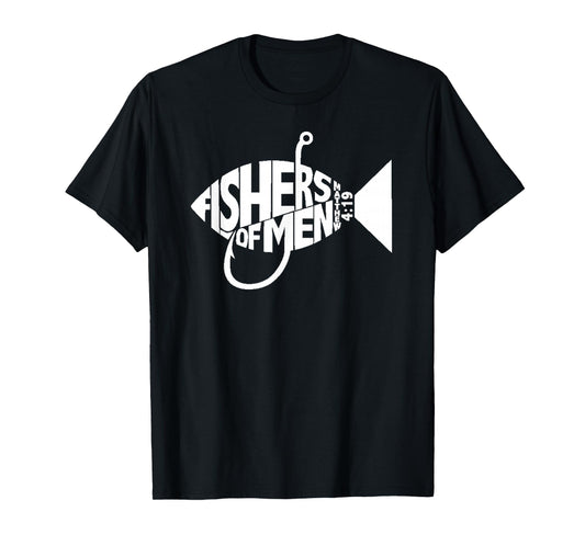Matching Church Christian Group Bible Verse Fishers of Men T-Shirt