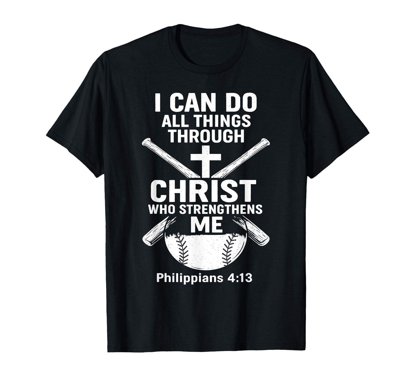 Baseball Christian Athlete Christ Centered T-Shirt