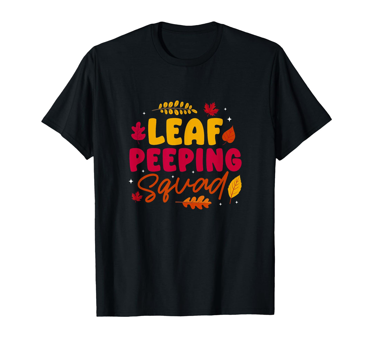 Leaf Peeping Squad Autumn Leaf Peeper T-Shirt