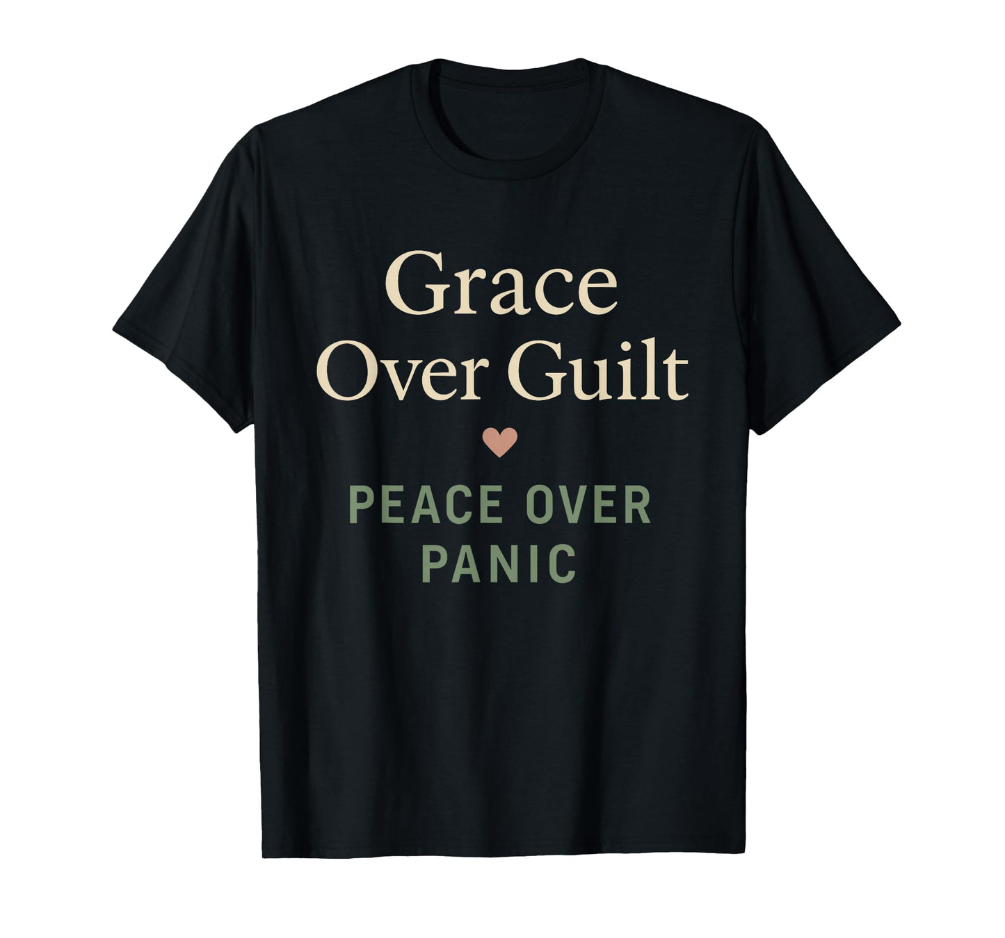 Christian Wife Anxiety Faith Mental Health Grace Jesus T-Shirt