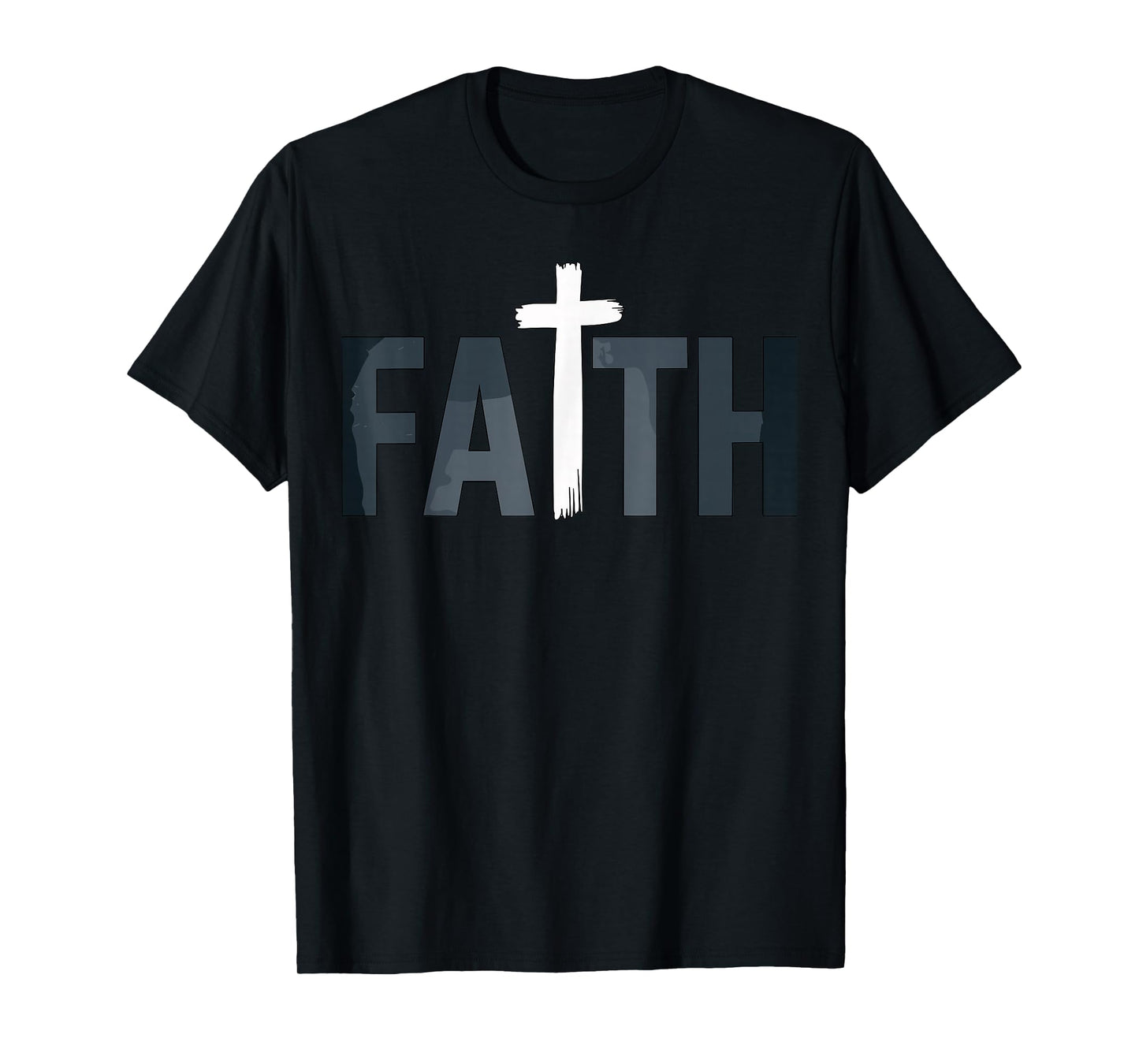 Faith with Cross Christian Religious T-Shirt