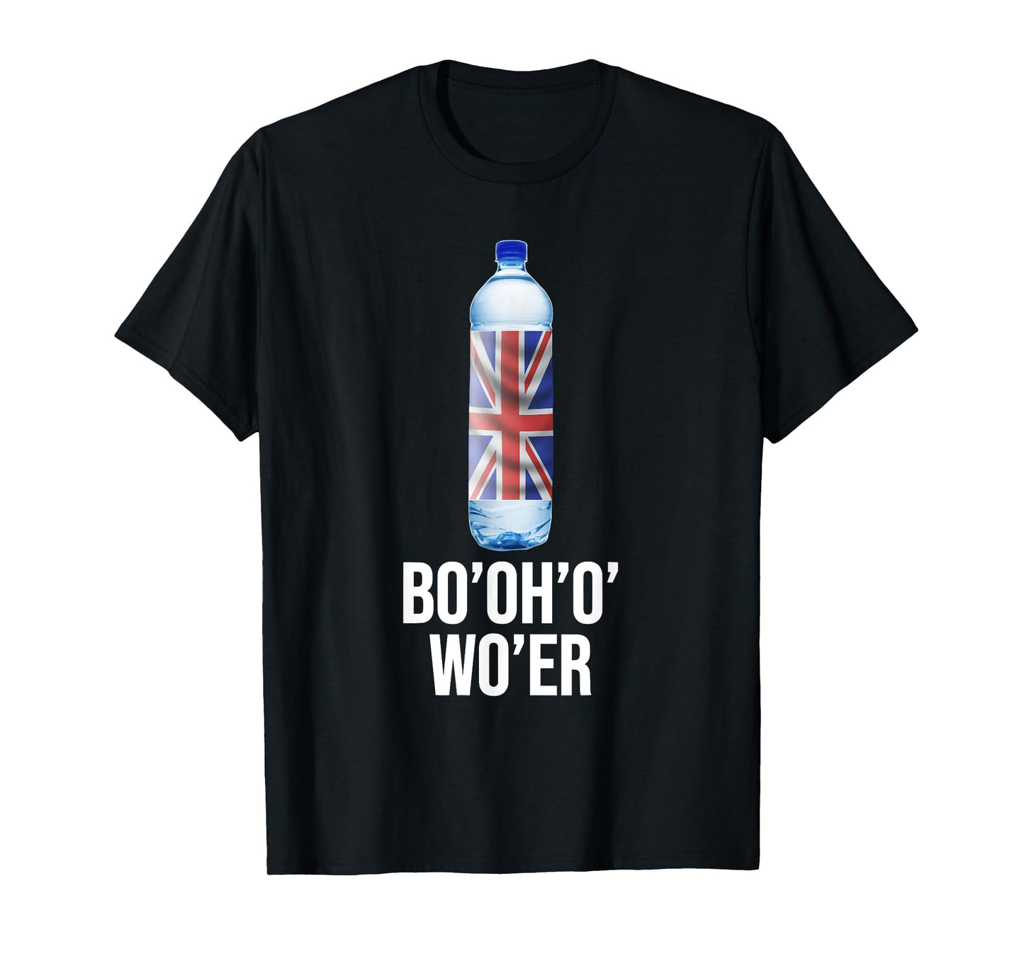 Funny British Accent Joke Bottle Of Water T-Shirt