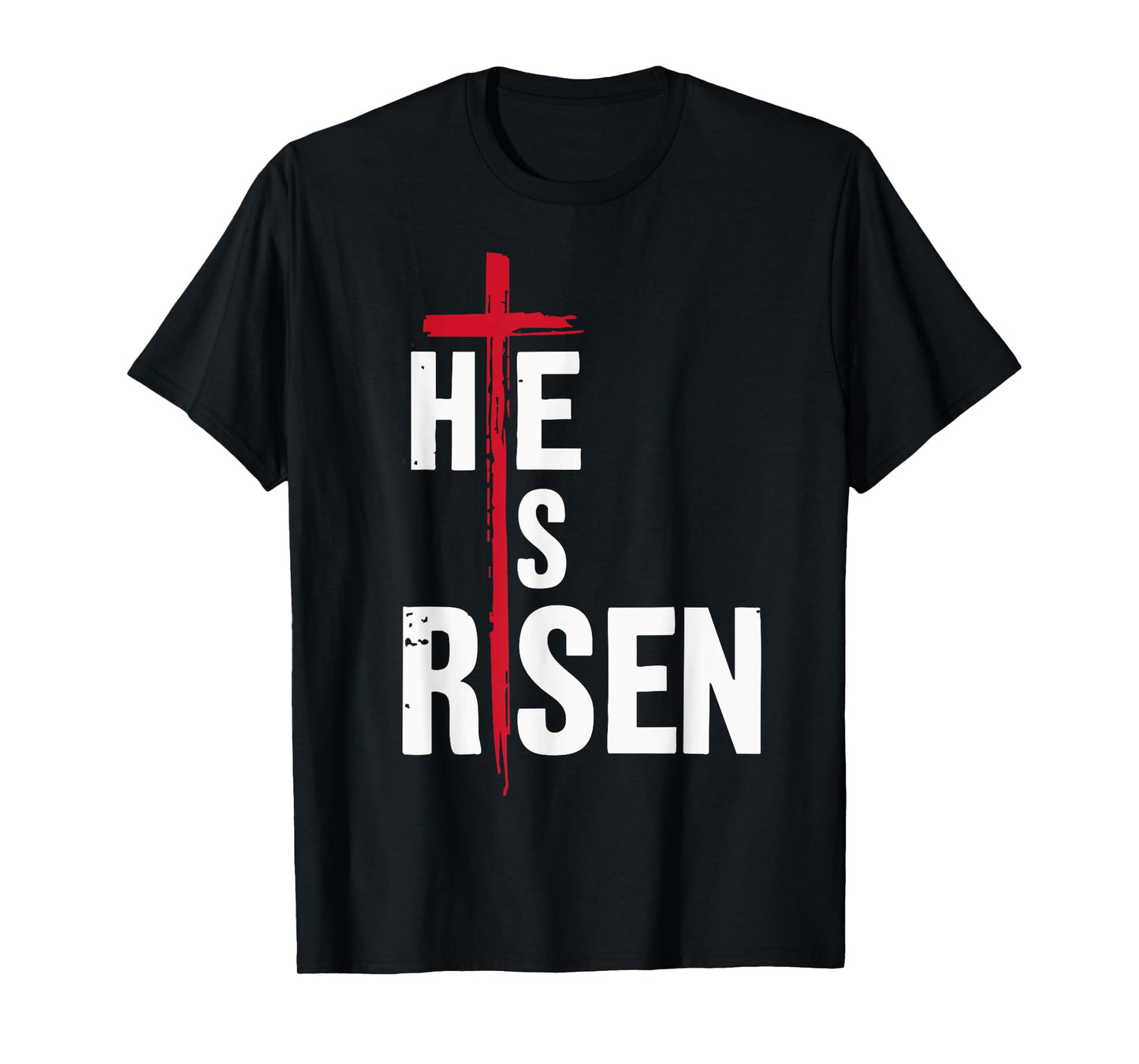 He is risen cross jesus for christian easter day T-Shirt