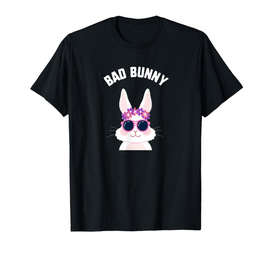 Easter Bad Bunny Sunglasses Kids Candy Spring Bunny Gift T-Shirt
