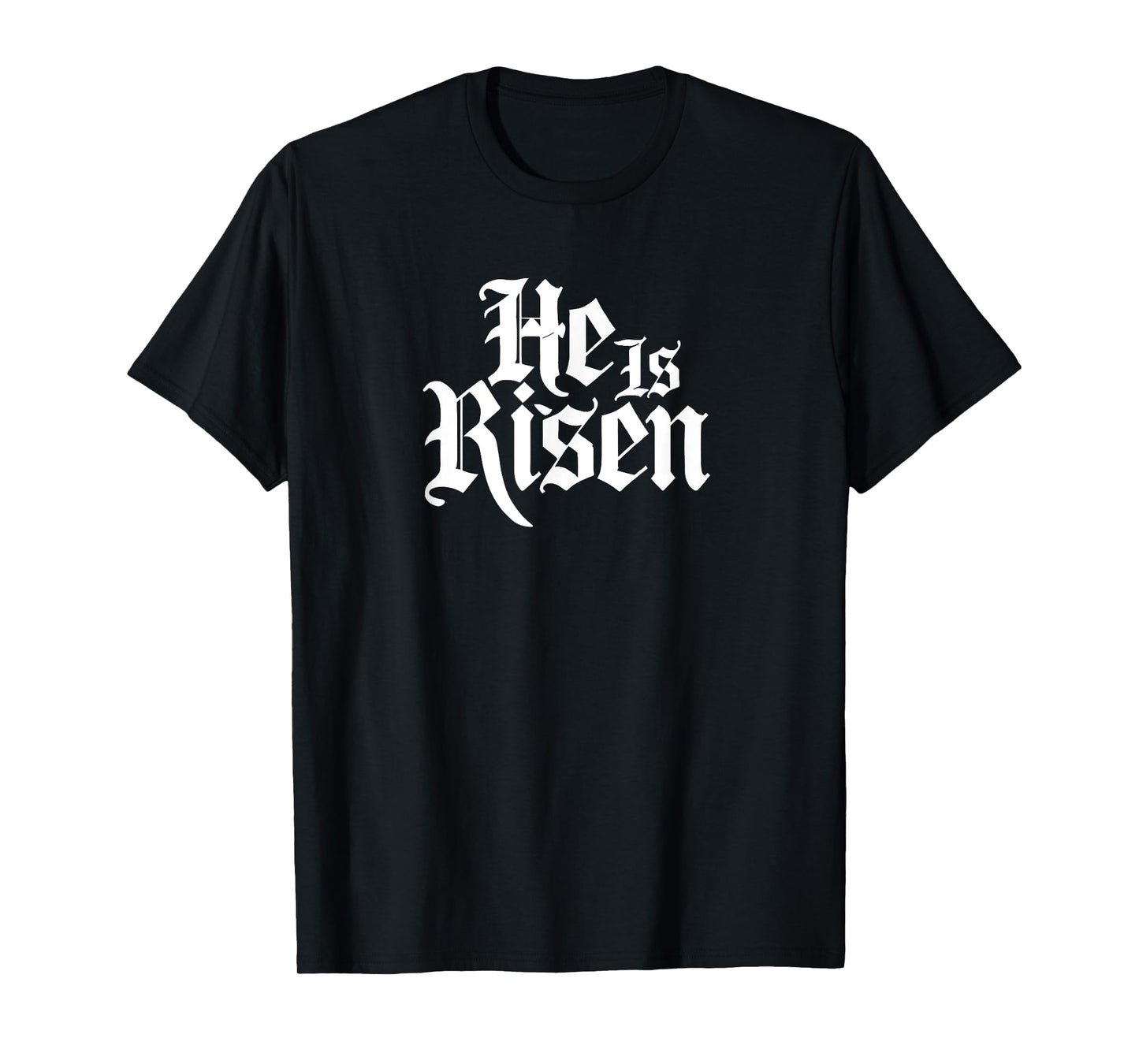 Religious Christian Easter - He Is Risen - Old English T-Shirt