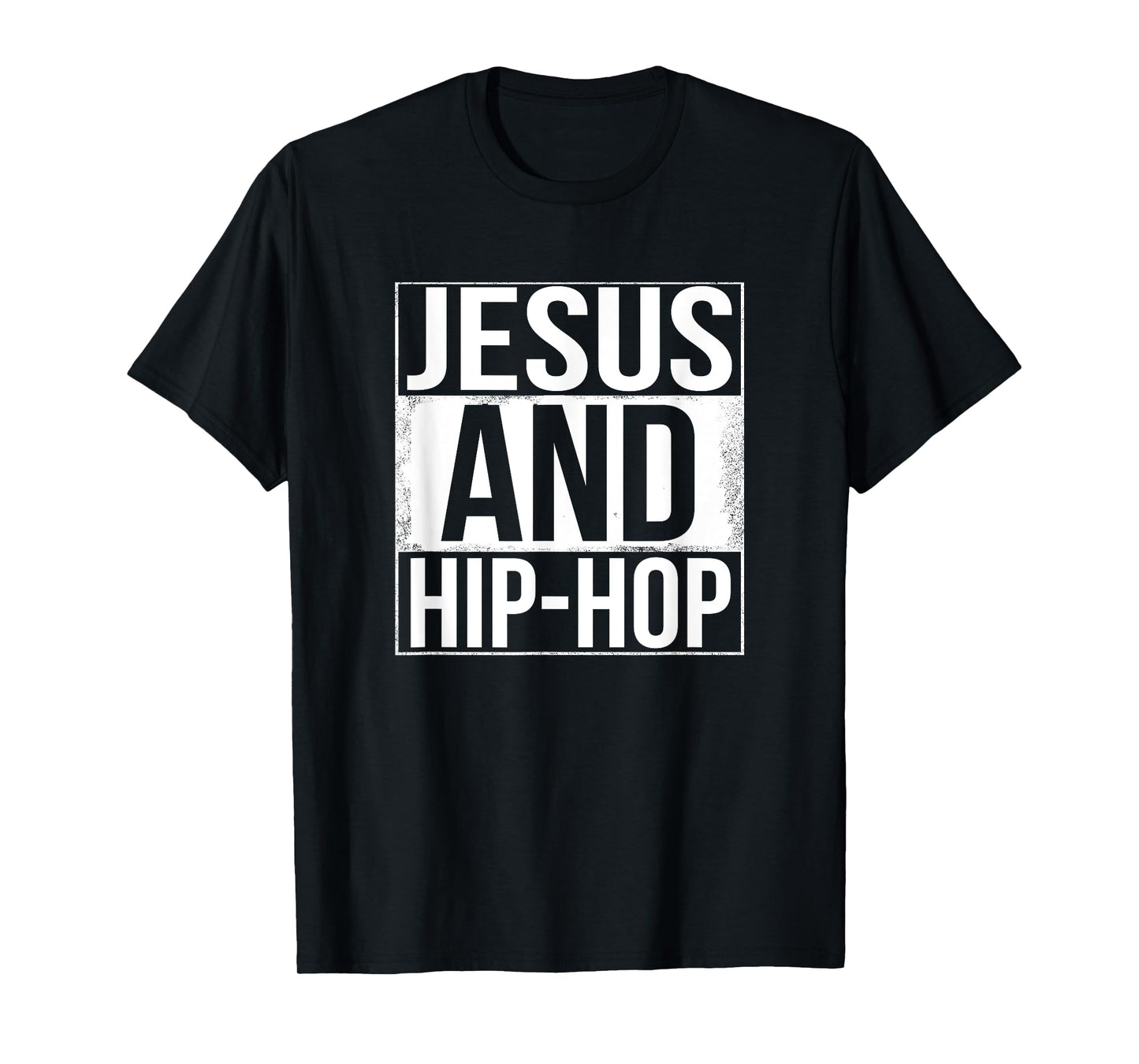 Jesus And Hip Hop T Shirt Funny Retro Vintage Christian T-Shirt