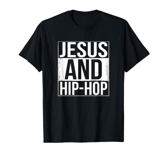 Jesus And Hip Hop T Shirt Funny Retro Vintage Christian T-Shirt