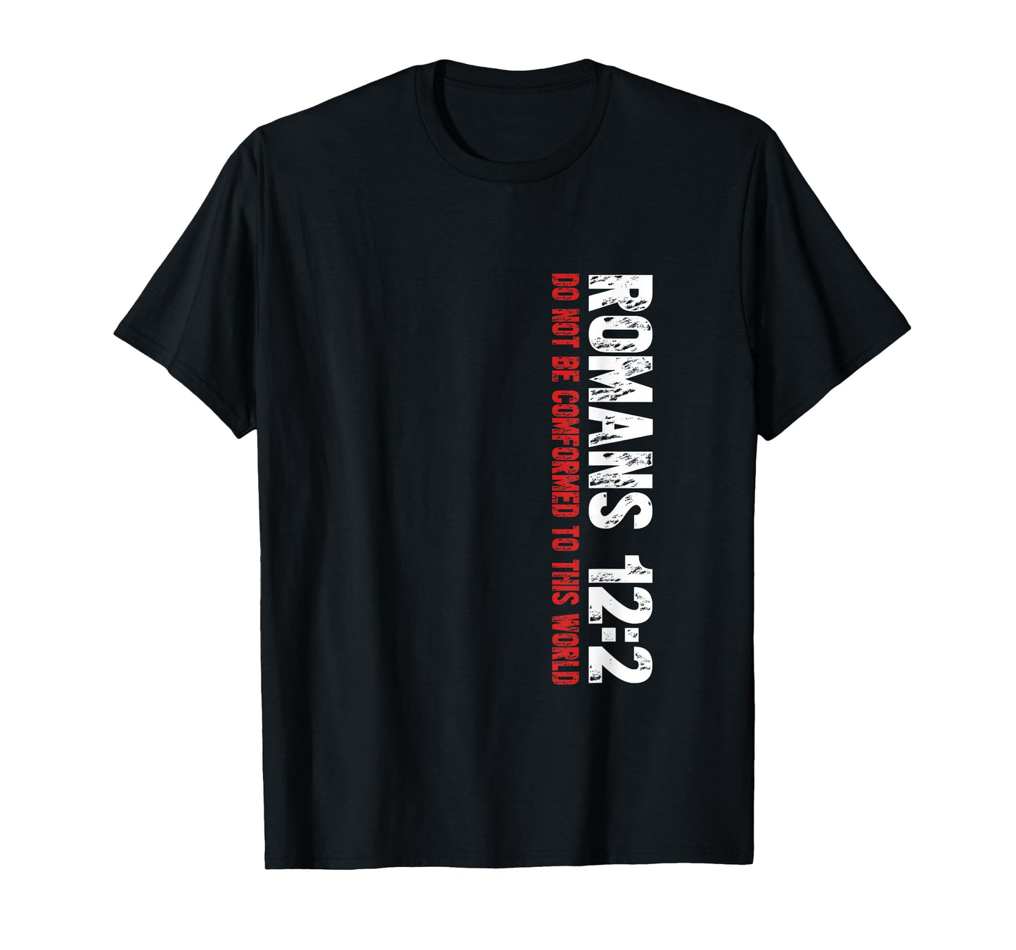 Romans 12:2 Christian Bible Verse Design T-Shirt