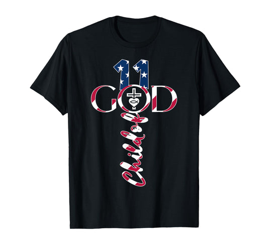 GOD 11 YEARS JESUS 11TH BIRTHDAY T-Shirt