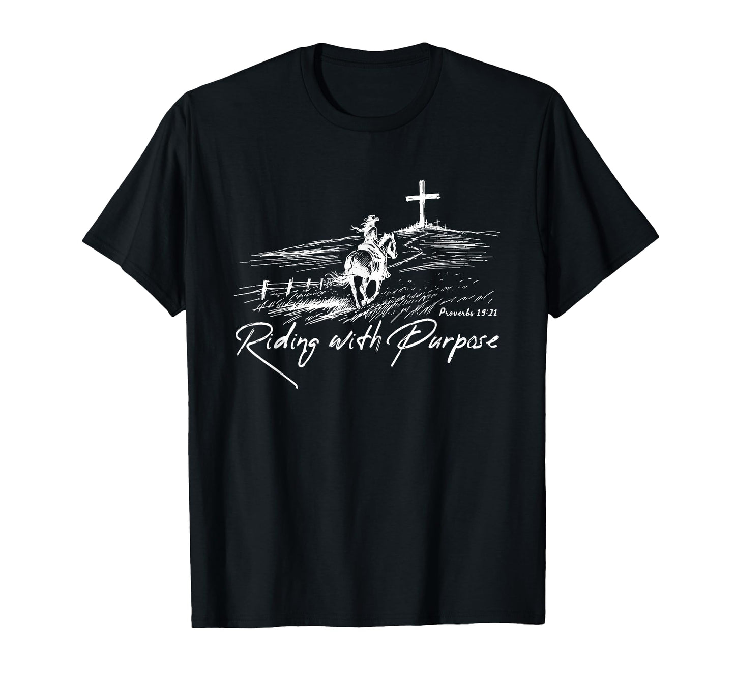 Riding with Purpose Western Cowgirl Faith T-Shirt