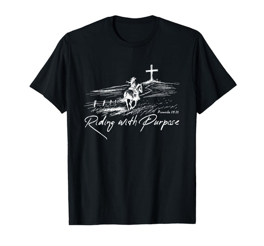 Riding with Purpose Western Cowgirl Faith T-Shirt