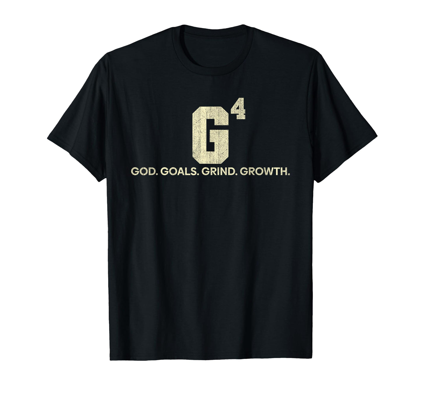 G4 God Goals Grind Growth Funny Christian T-Shirt