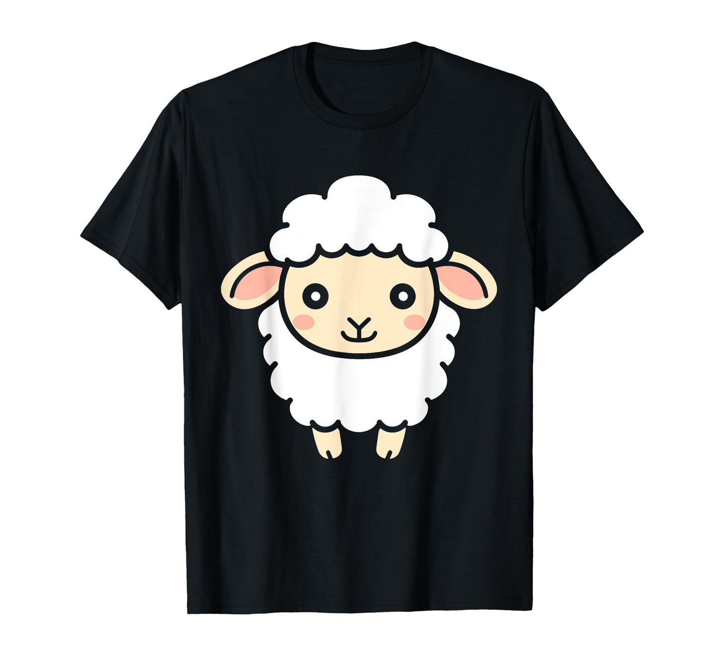 Quote Little Cute Baby Sheep Simple Lamb T-Shirt