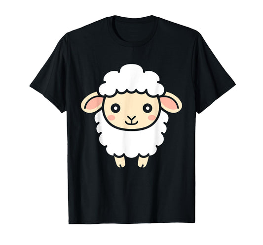 Quote Little Cute Baby Sheep Simple Lamb T-Shirt