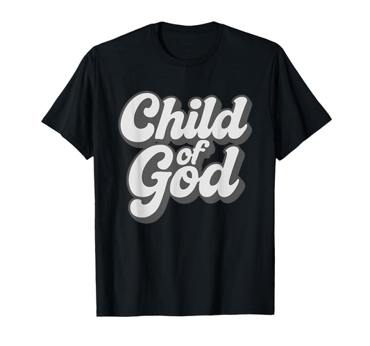Child of God - Christian (bubble letter) design T-Shirt