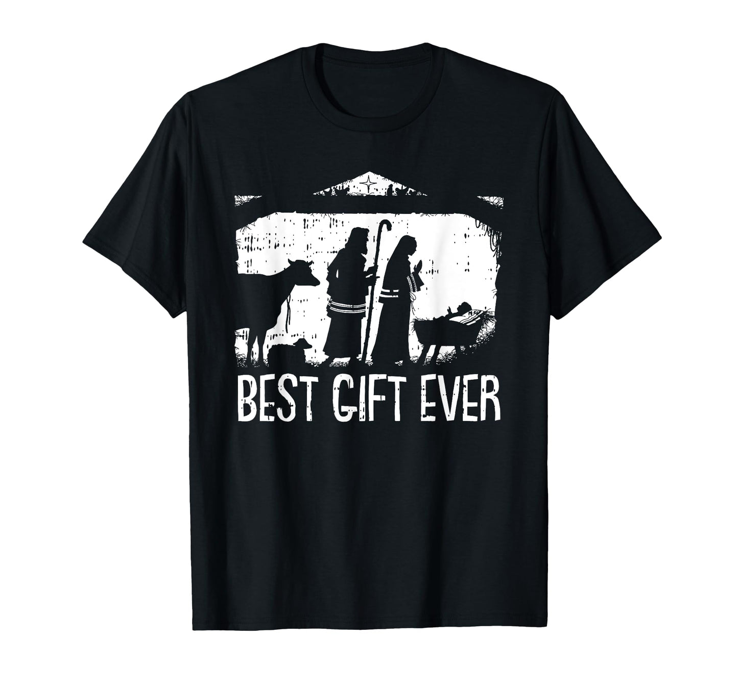 Best Ever Christmas Cool Jesus Nativity Scene Christian T-Shirt