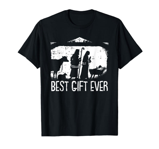Best Ever Christmas Cool Jesus Nativity Scene Christian T-Shirt