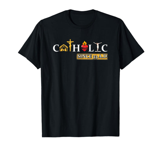 Catholic Shirt - 33 AD - Nativity tshirt
