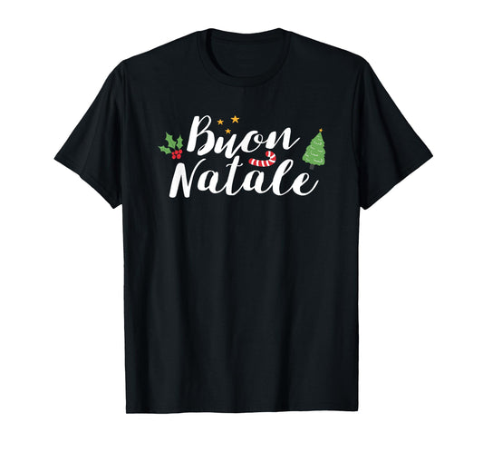 Buon Natale Italy Pride Xmas Holiday Italian Christmas Elves T-Shirt