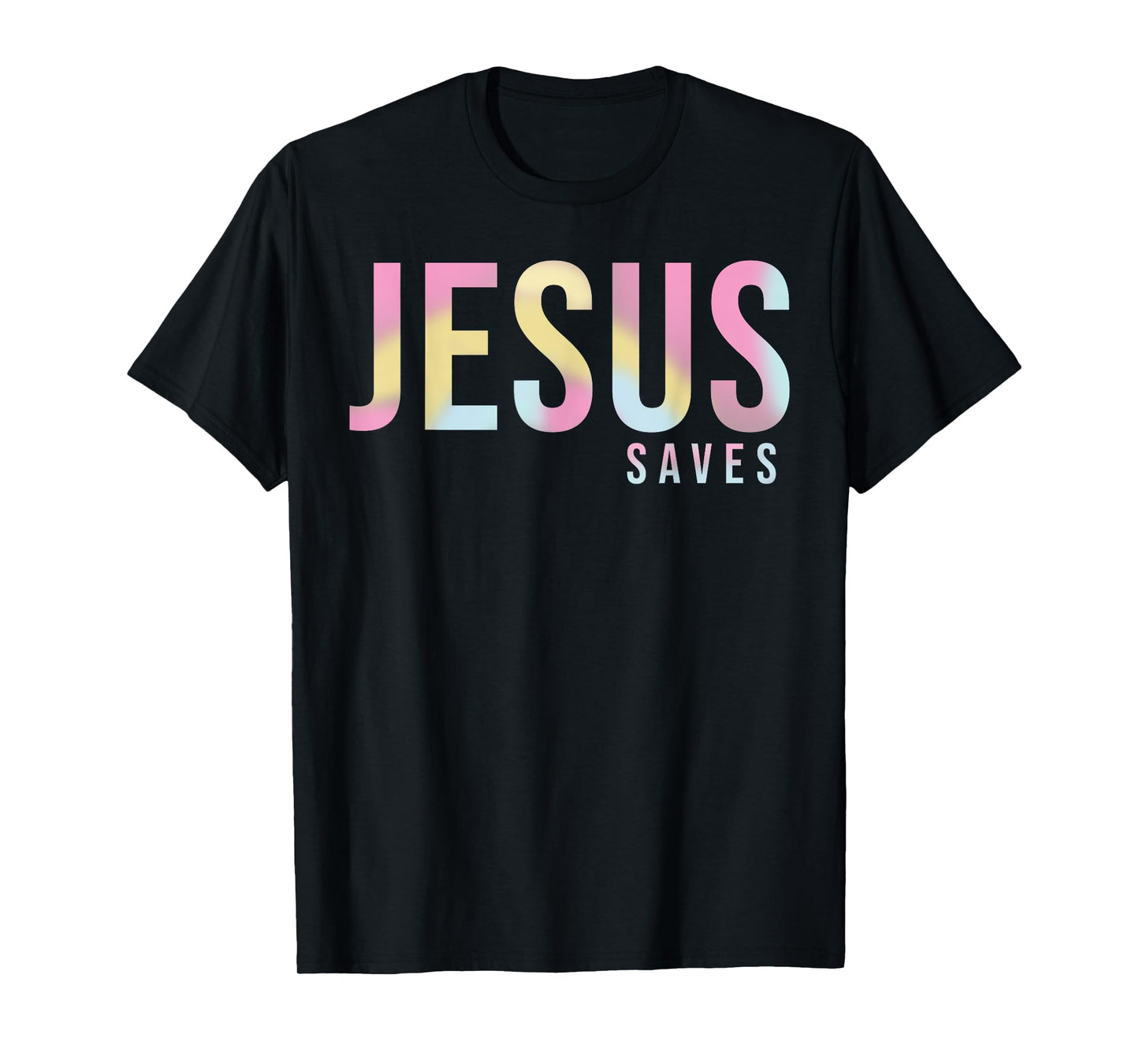 Jesus Saves Christian Cross Faith Bible Religious Pray Verse T-Shirt